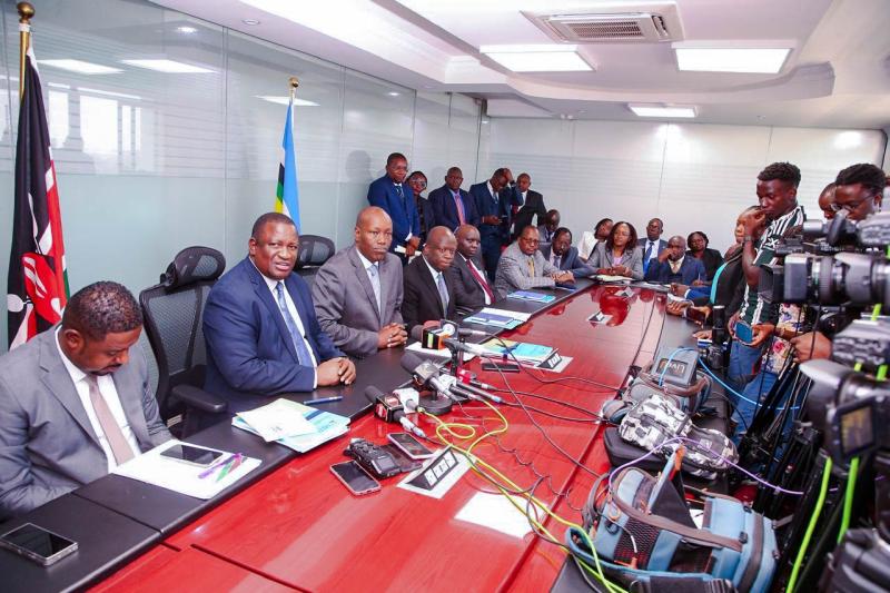 Handing over ceremony for CS Lee Kinyanjui