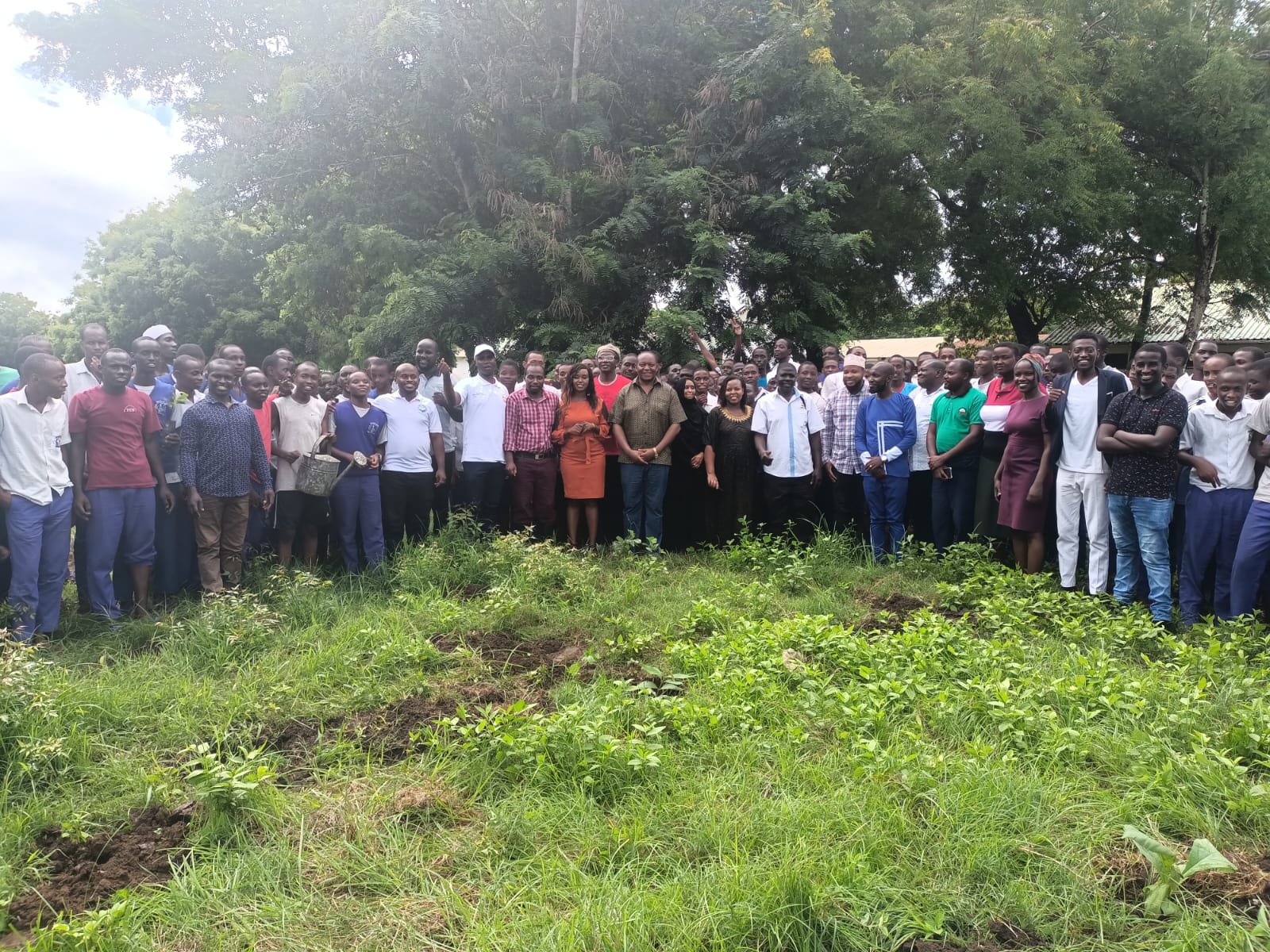 Tree planting in Mpeketoni Boys High School Lamu