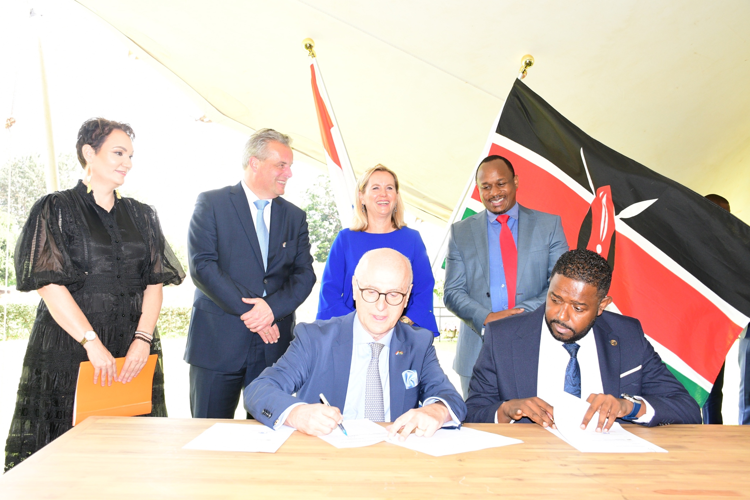 Signing of MoU between SDIP and Netherlands Business Hub in Kenya