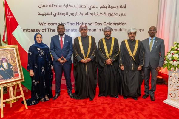 Embassy of the Sultanate of Oman Marks National Day in Nairobi, Celebrates Deepening Kenya–Oman Relations