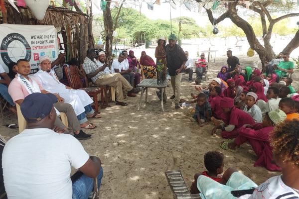 The Department staffs in collaboration with Lamu County Locals participated today in Mangroves tree planting at Wiyoni Beach in Lamu Island