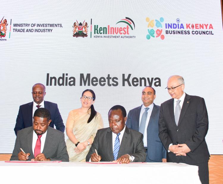 Kenya, India Seal Collaborative Agreement Deal to Deepen Bilateral Trade